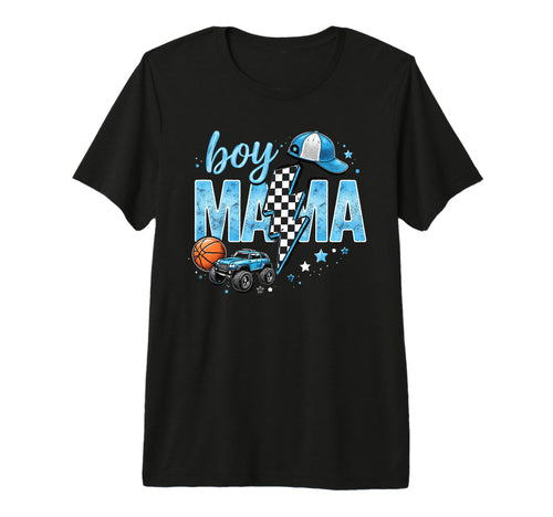 Mama Monster Truck Basketball T-Shirt - Aesthetic Graphic for Adults - T-Shirt, Sweatshirt, Hoodie