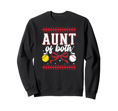 Aunt Both Coquette Baseball Sweatshirt - Custom Art Print Men Women - T-Shirt, Sweatshirt, Hoodie