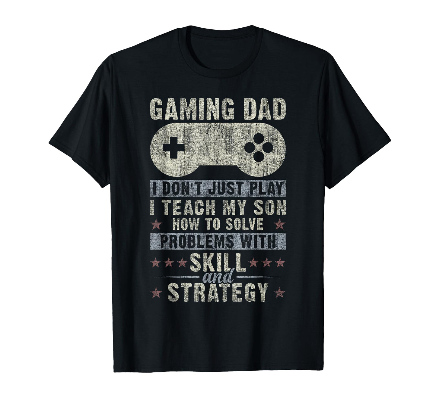 Gaming Dad Father Son Fathers Day T-Shirt - Custom Art Print Men Women - T-Shirt, Sweatshirt, Hoodie