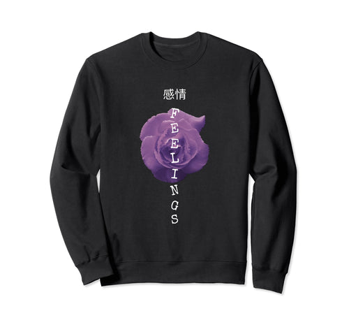 Vaporwave Aesthetic Feelings Rose Sweatshirt - Fun Novelty Design Unisex - T-Shirt, Sweatshirt, Hoodie