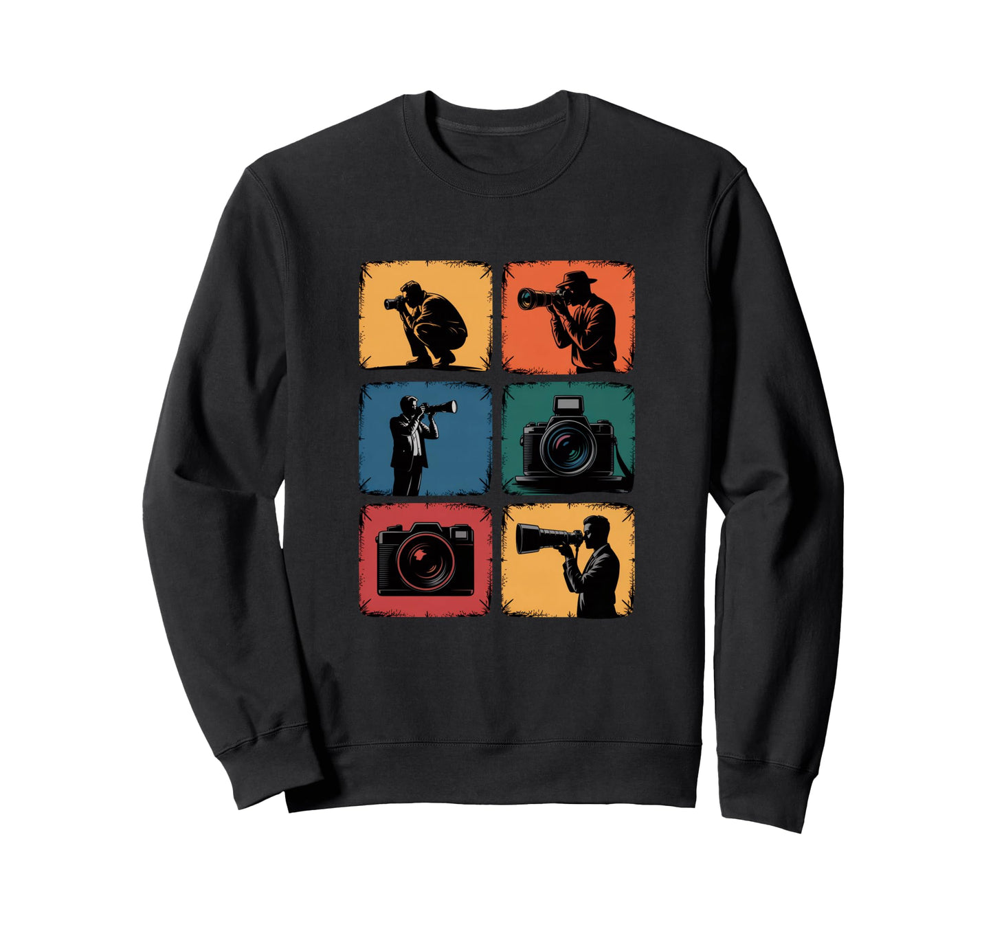 Photography Lover Camera Sweatshirt - Aesthetic Graphic Men Women - T-Shirt, Sweatshirt, Hoodie