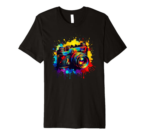 Camera Photographer Photography Photograph T-Shirt - Graphic Print Unisex - T-Shirt, Sweatshirt, Hoodie