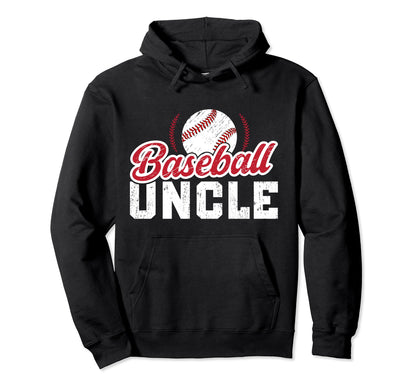 Baseball Uncle Best Uncle Baseball Hoodie - Custom Art Print Men Women - T-Shirt, Sweatshirt, Hoodie