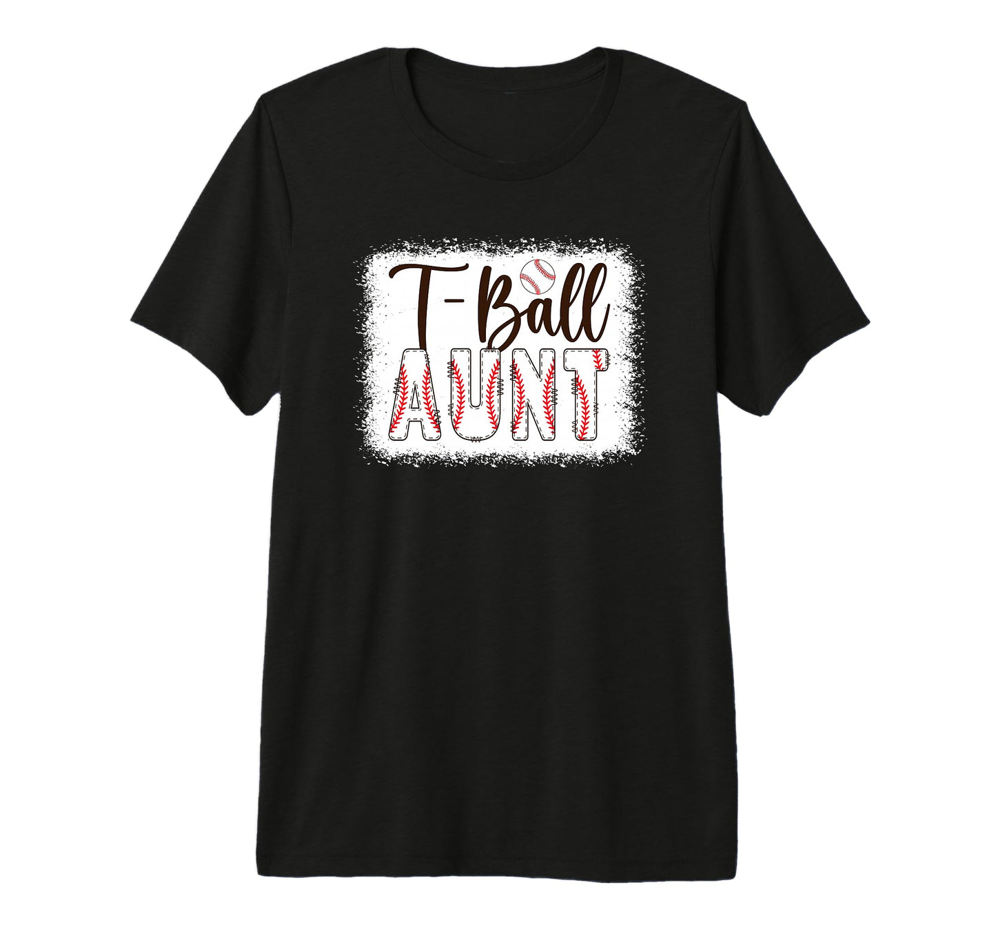 T Ball Aunt Baseball T Ball Player T-Shirt - Trendy Graphic for Adults - T-Shirt, Sweatshirt, Hoodie