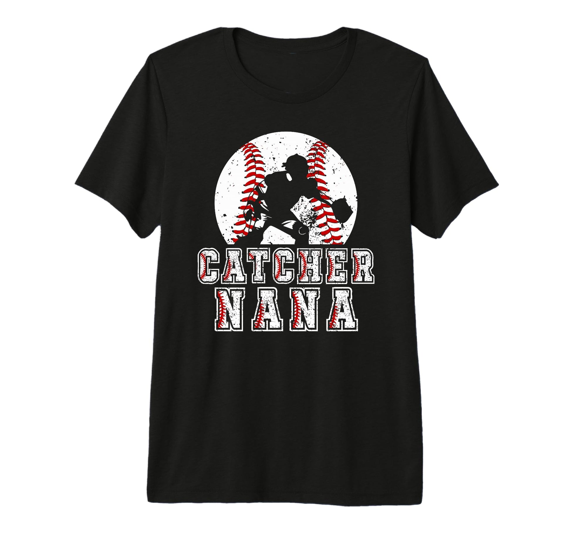 Baseball Catcher Nana Baseball Catcher T-Shirt - Trendy Graphic Men Women - T-Shirt, Sweatshirt, Hoodie