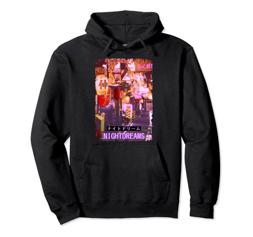 Vaporwave Japan Street Glitch Tokyo Hoodie - Unique Graphic for Adults - T-Shirt, Sweatshirt, Hoodie