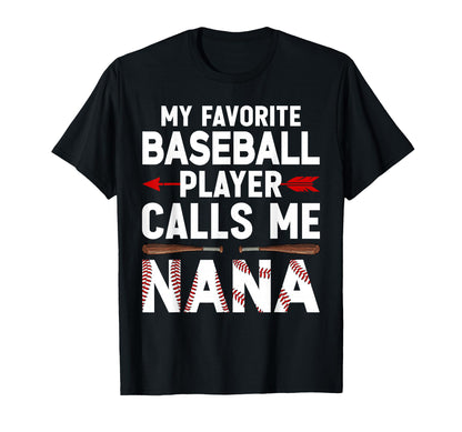 My Favorite Baseball Player Calls Me T-Shirt - Minimalist Print Unisex - T-Shirt, Sweatshirt, Hoodie