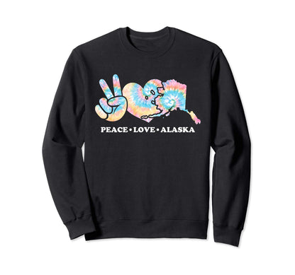 Tie Dye Alaska Hippie Co T-Shirt - Trendy Graphic Unisex - T-Shirt, Sweatshirt, Hoodie
