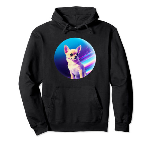 Chihuahua Dog Rainbow Chihuahua Dog Hoodie - Trendy Graphic for Adults - T-Shirt, Sweatshirt, Hoodie