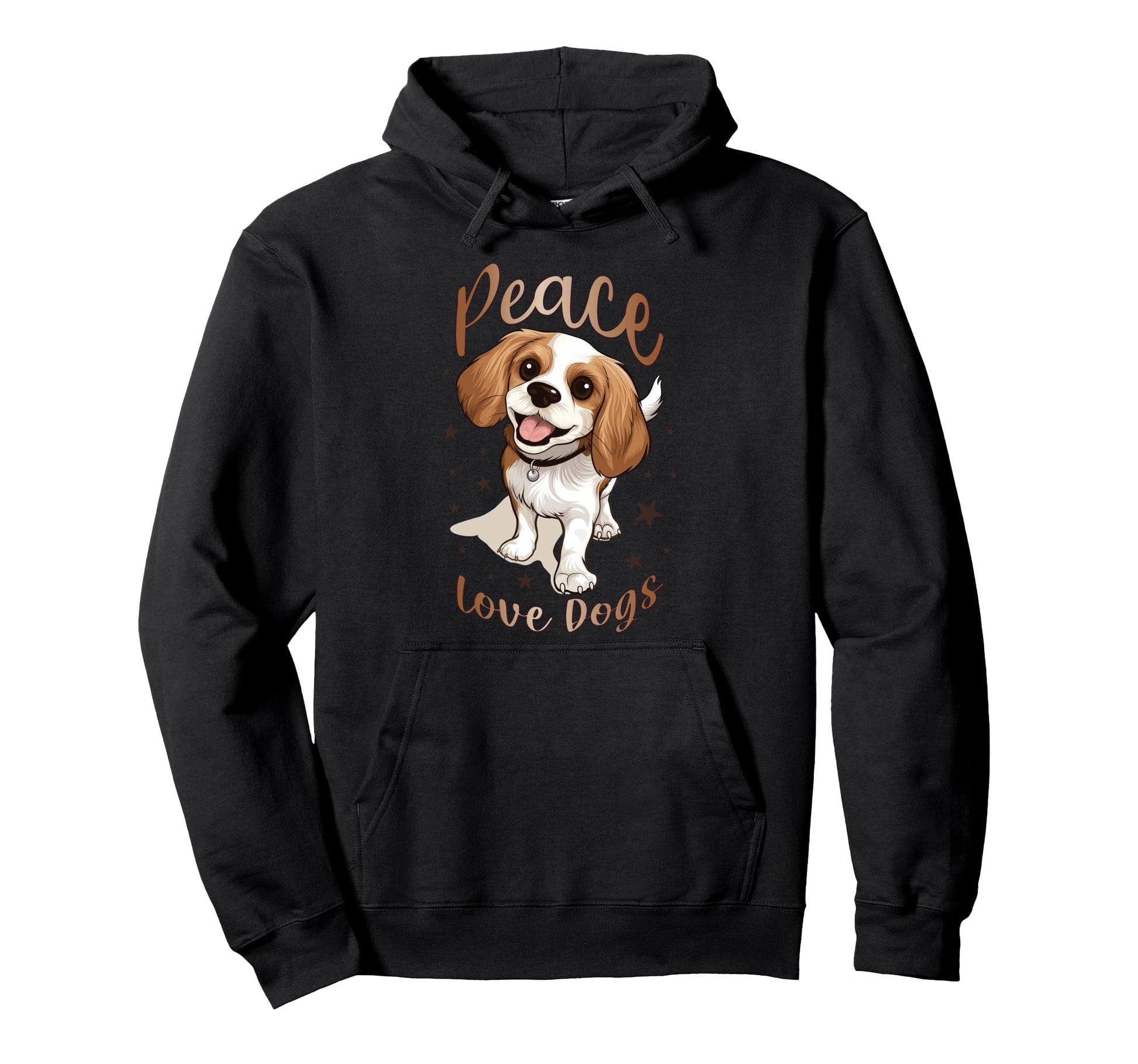 Peace Love Dogs Hoodie - Casual Everyday Wear for Adults - T-Shirt, Sweatshirt, Hoodie