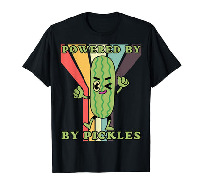 Powered Pickles Rainbow T-Shirt - Streetwear Style Unisex - T-Shirt, Sweatshirt, Hoodie