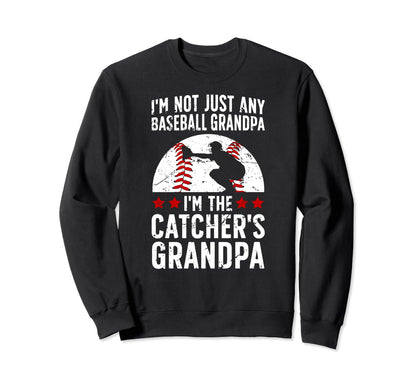 Im Baseball Catcher Grandpa Sweatshirt - Custom Art Print for Adults - T-Shirt, Sweatshirt, Hoodie