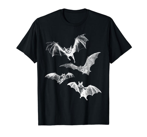 Grunge 90S Flying Bats Novelty T-Shirt - Custom Art Print Men Women - T-Shirt, Sweatshirt, Hoodie
