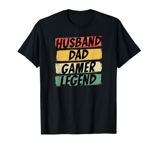 Gamer Dad Husband Dad Video Game Legend T-Shirt - Minimalist Print Unisex - T-Shirt, Sweatshirt, Hoodie
