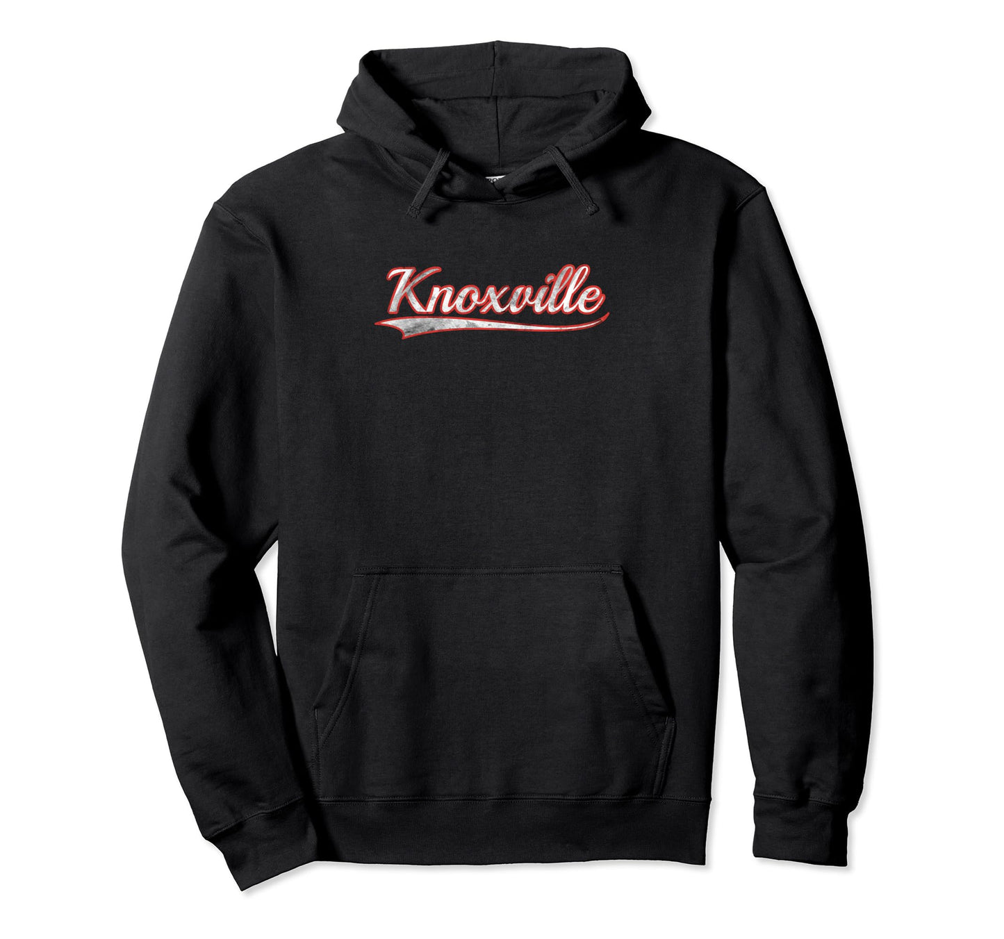 Knoxville Varsity Distressed Throwback Hoodie - Unique Graphic for Adults - T-Shirt, Sweatshirt, Hoodie