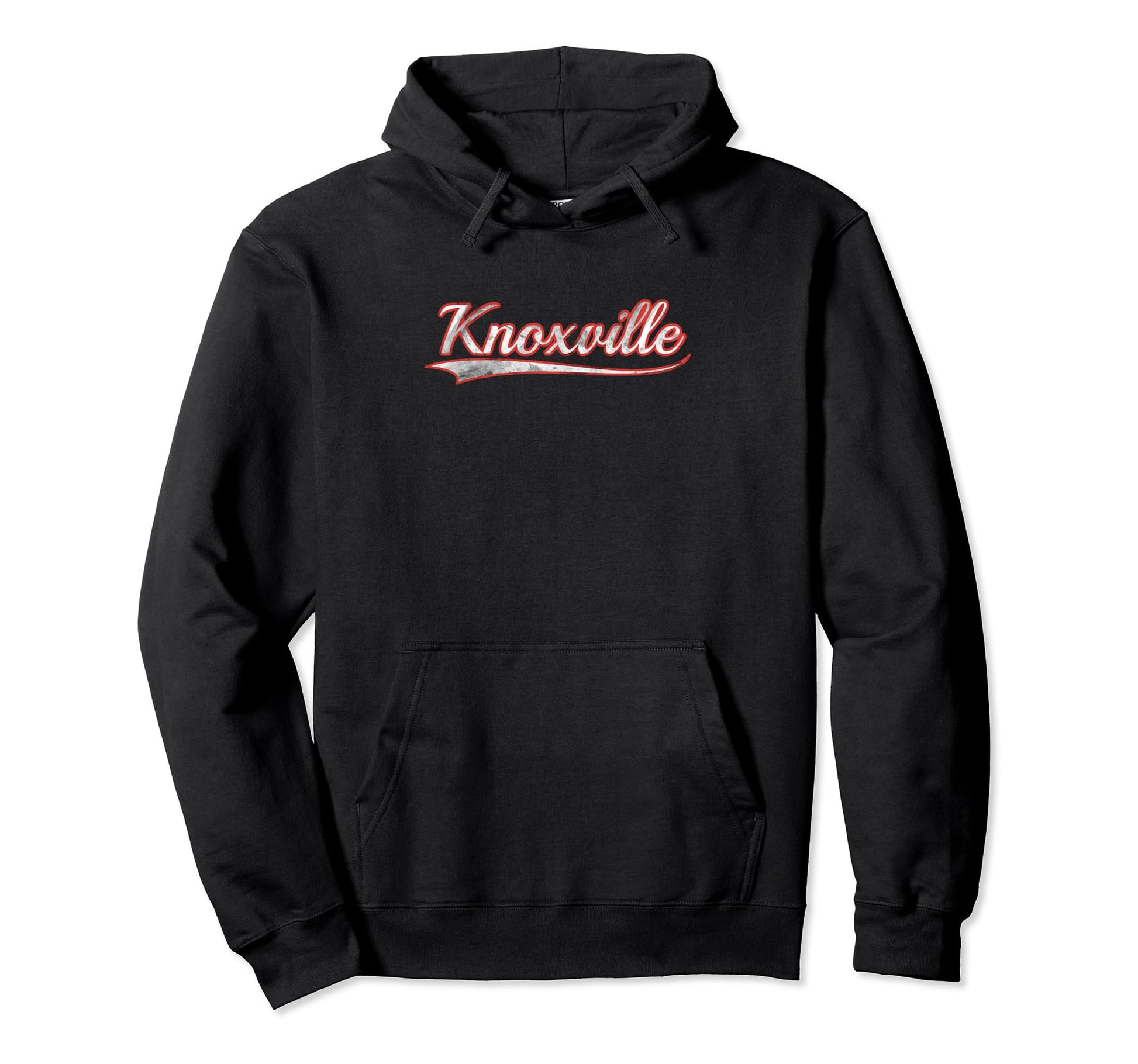 Knoxville Varsity Distressed Throwback Hoodie - Unique Graphic for Adults - T-Shirt, Sweatshirt, Hoodie
