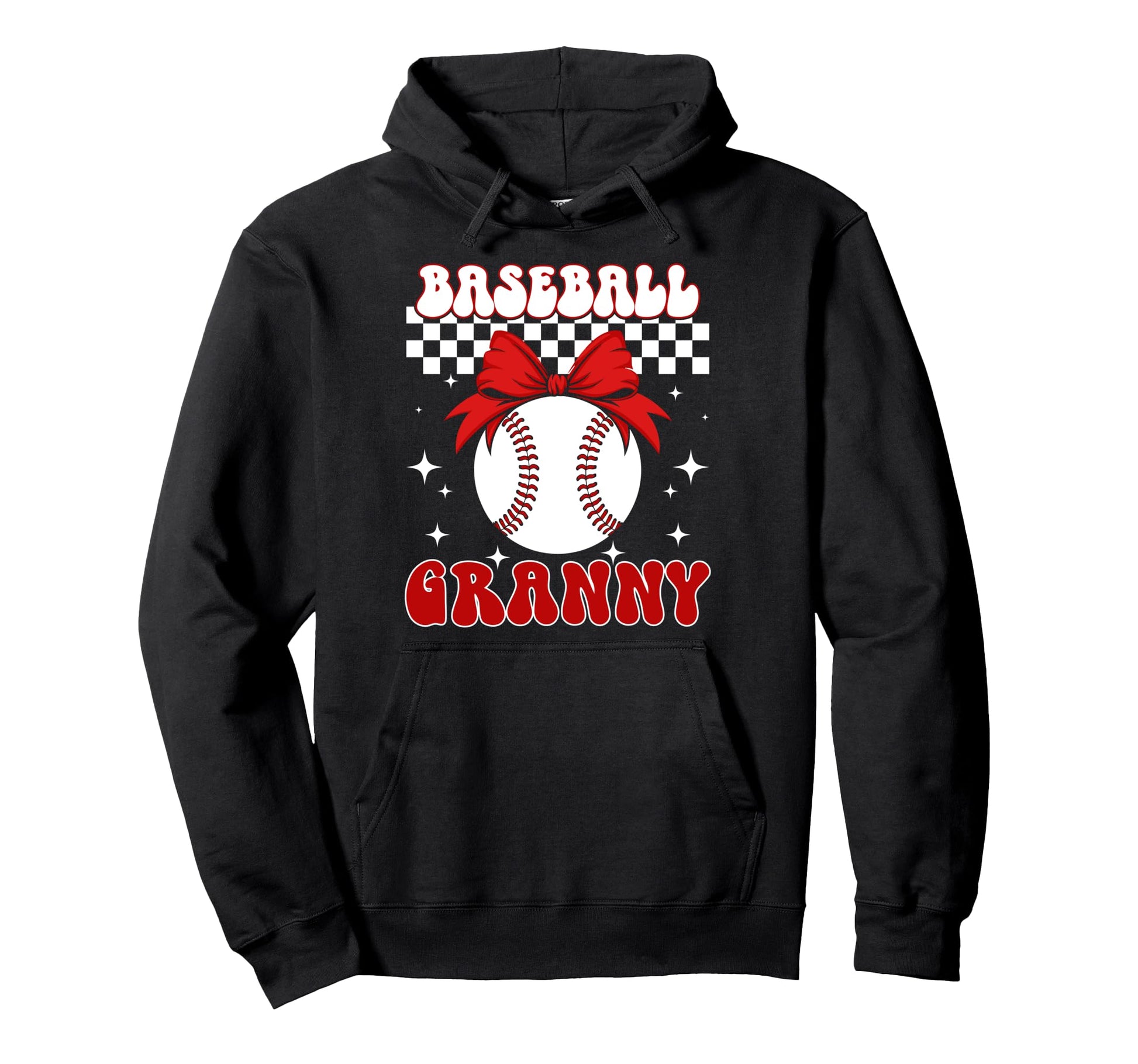 Baseball Granny Coquette Granny Hoodie - Minimalist Print Men Women - T-Shirt, Sweatshirt, Hoodie