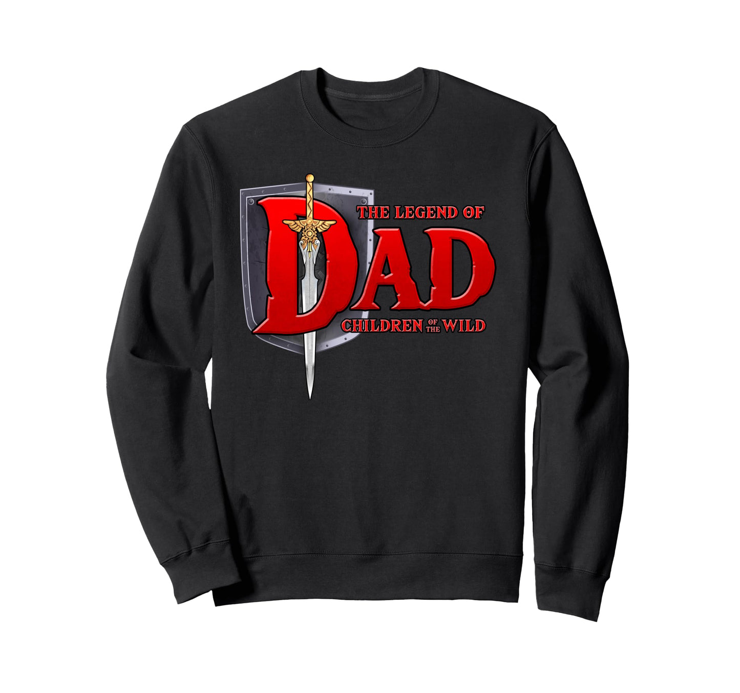 Legend Dad Best Dad Ever Video Sweatshirt - Streetwear Style for Adults - T-Shirt, Sweatshirt, Hoodie