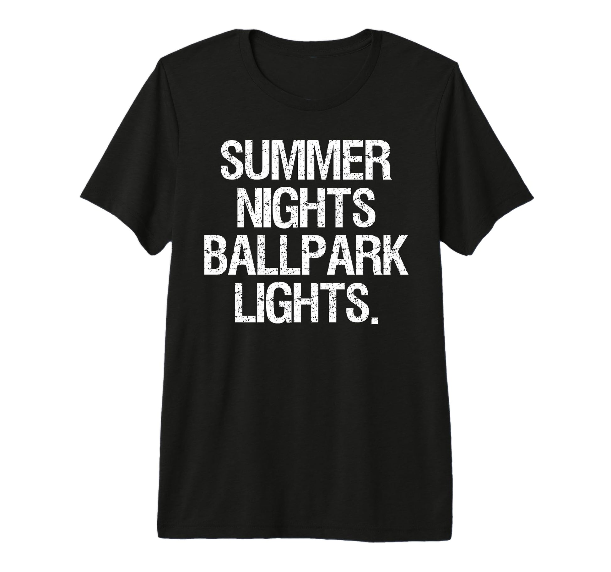 Summer Nights And Ballpark Lights Baseball T-Shirt - Graphic Print Unisex - T-Shirt, Sweatshirt, Hoodie