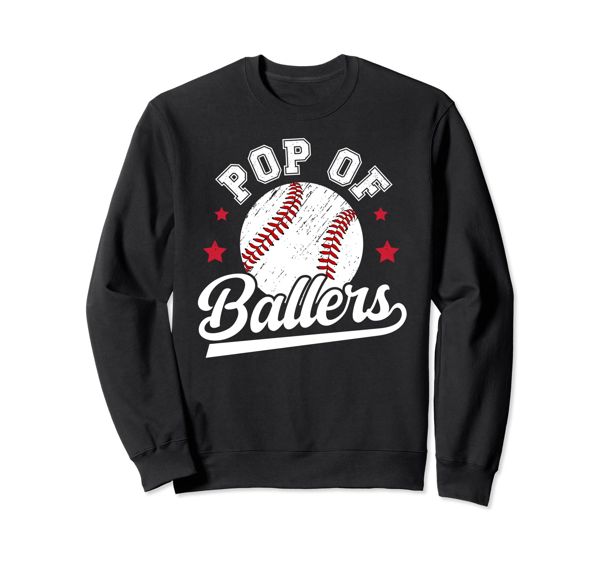 Pop Baller Baseball Pop Baseball Sweatshirt - Minimalist Print Unisex - T-Shirt, Sweatshirt, Hoodie