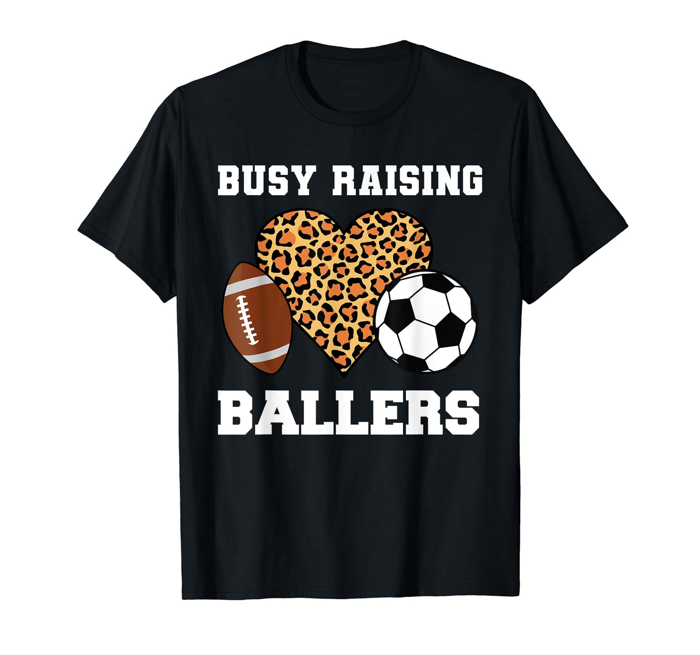 Busy Raising Ballers Mom Baller T-Shirt - Minimalist Print Men Women - T-Shirt, Sweatshirt, Hoodie