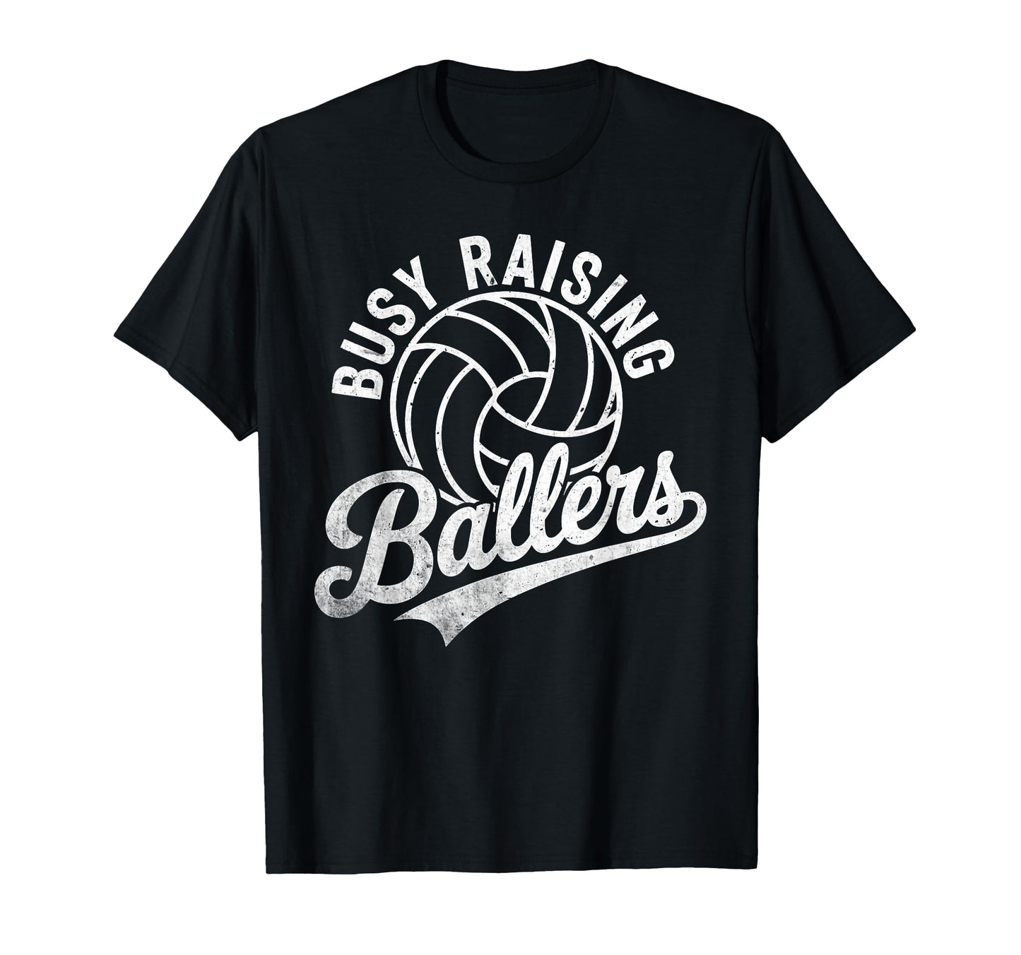 Raising Ballers Funny Mom Volleyball T-Shirt - Trendy Graphic Men Women - T-Shirt, Sweatshirt, Hoodie