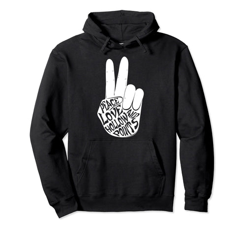 Peace Love And Hollow Points Hoodie - Custom Art Print for Adults - T-Shirt, Sweatshirt, Hoodie