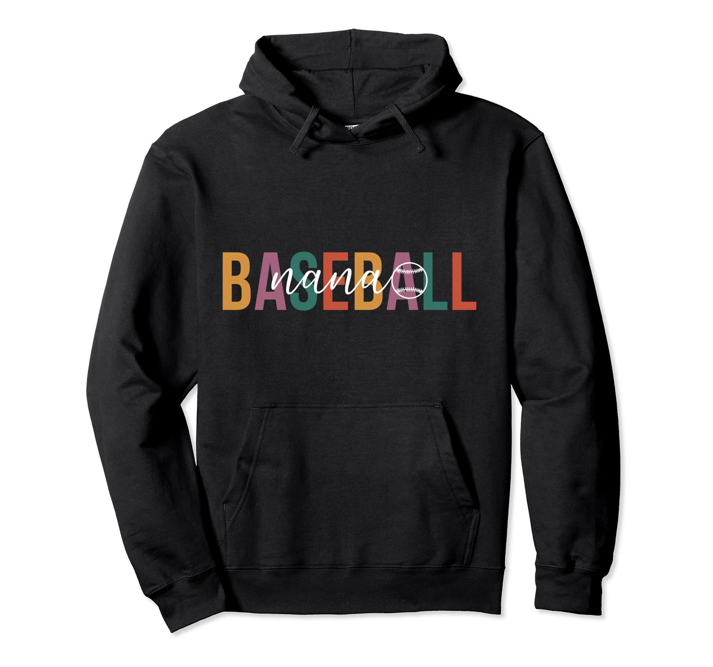 Baseball Nana Grandma Boho Nana Hoodie - Fun Novelty Design Unisex - T-Shirt, Sweatshirt, Hoodie