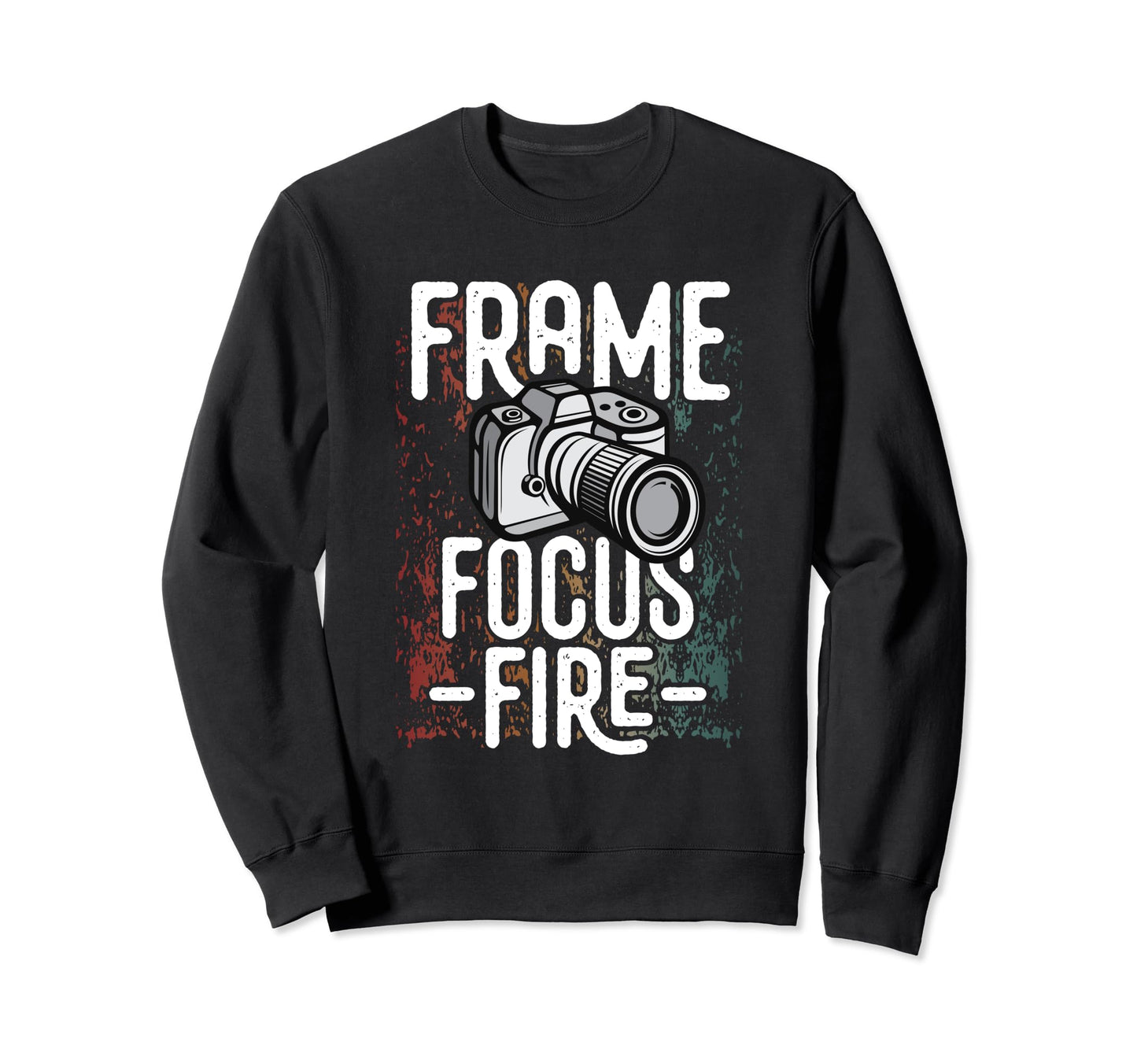 Photo Camera Photographer Flash Sweatshirt - Custom Art Print for Adults - T-Shirt, Sweatshirt, Hoodie