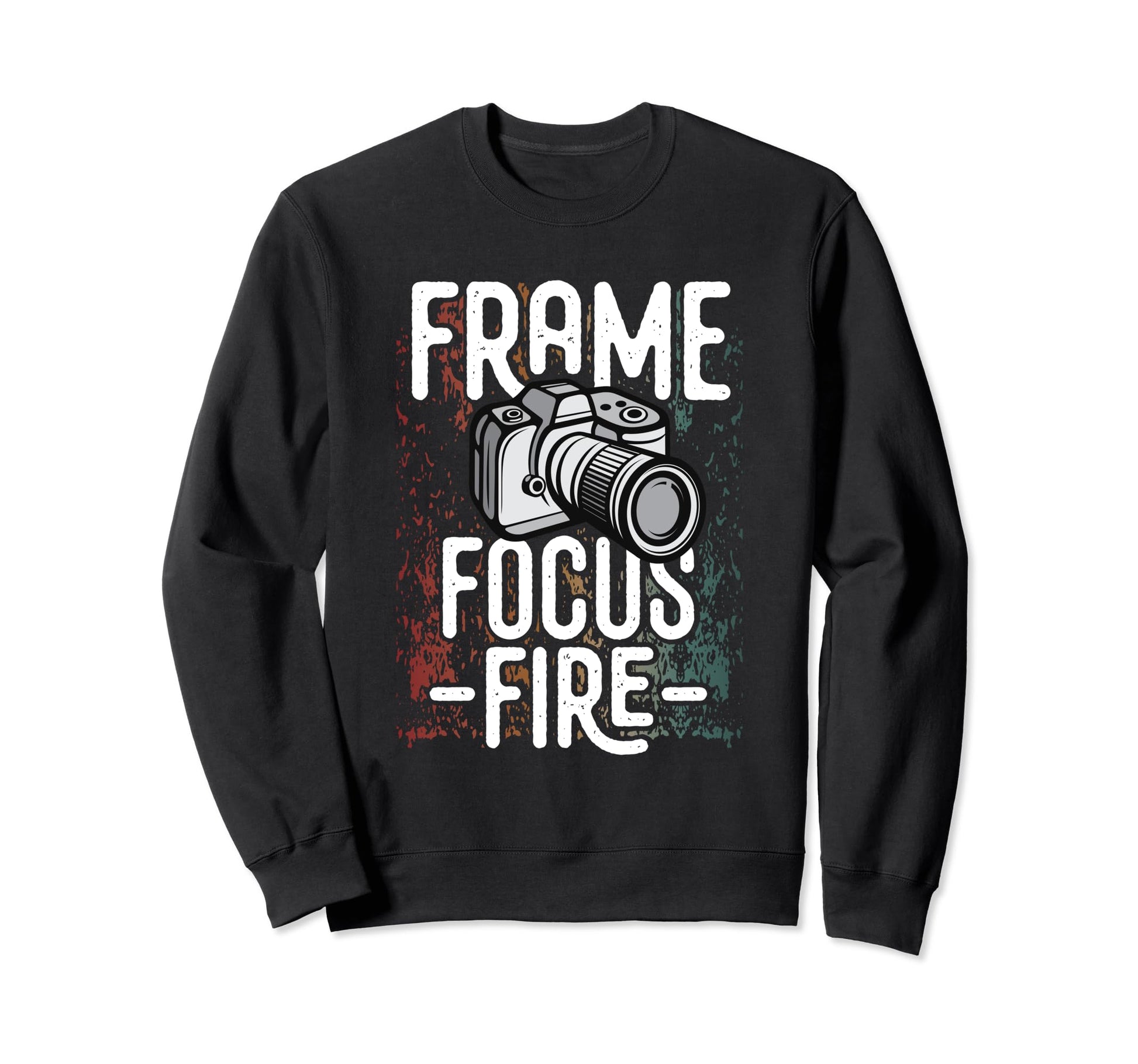 Photo Camera Photographer Flash Sweatshirt - Custom Art Print for Adults - T-Shirt, Sweatshirt, Hoodie