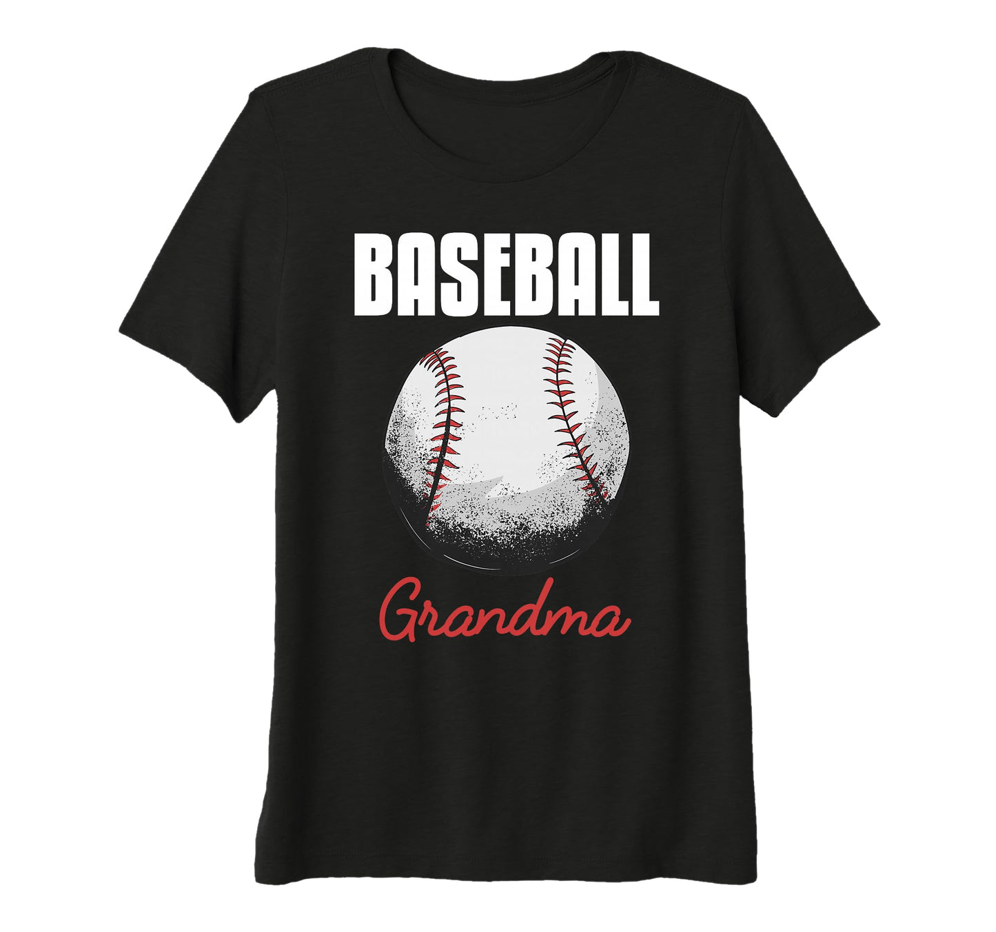 Womens Baseball Grandma Home Run Funny T-Shirt - Unique Graphic Unisex - T-Shirt, Sweatshirt, Hoodie