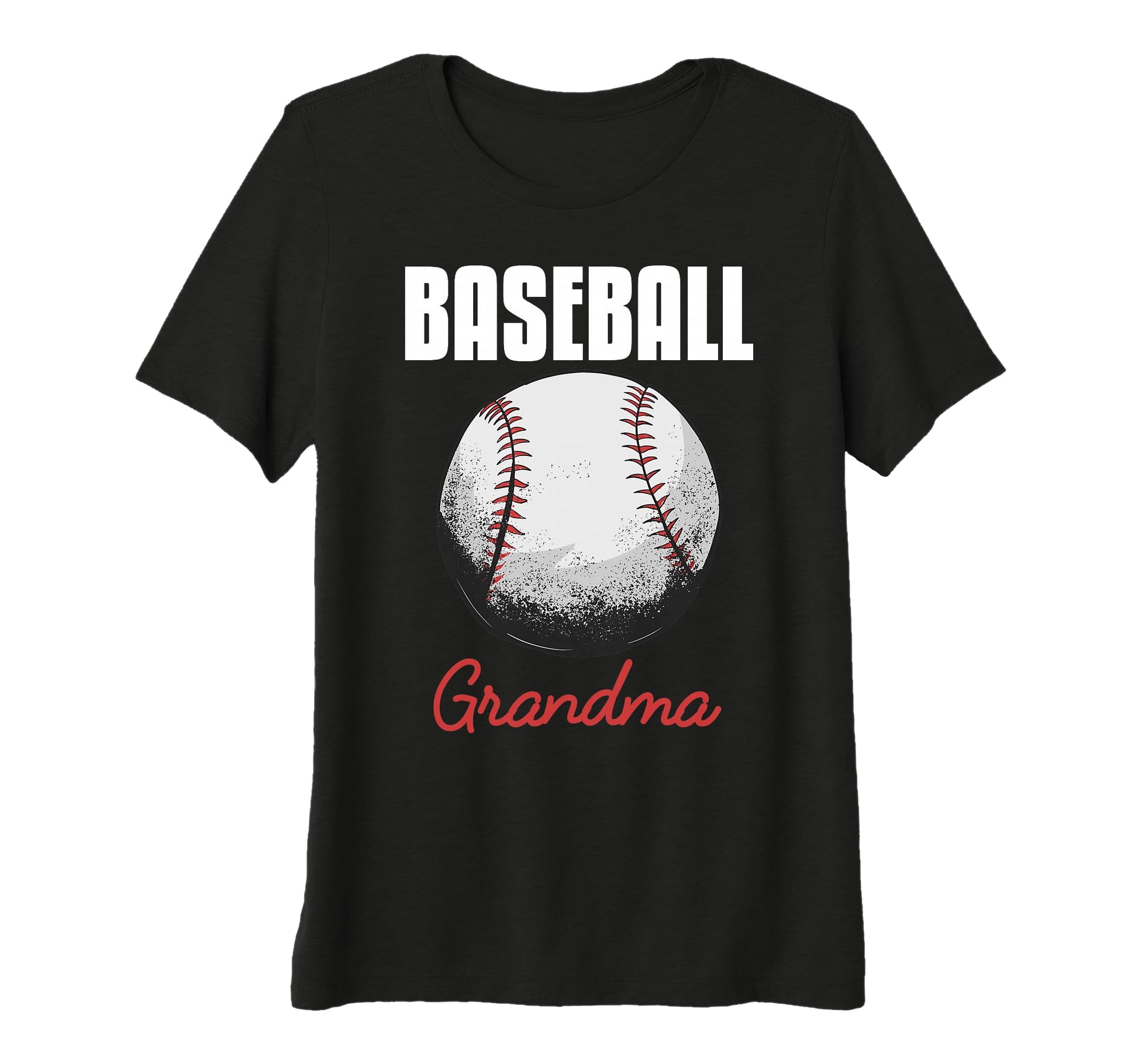 Womens Baseball Grandma Home Run Funny T-Shirt - Unique Graphic Unisex - T-Shirt, Sweatshirt, Hoodie
