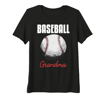 Womens Baseball Grandma Home Run Funny T-Shirt - Unique Graphic Unisex - T-Shirt, Sweatshirt, Hoodie