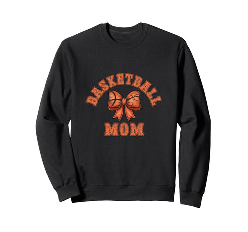 Coquette Basketball Mom Bow Game Day Sweatshirt - Streetwear Style Unisex - T-Shirt, Sweatshirt, Hoodie