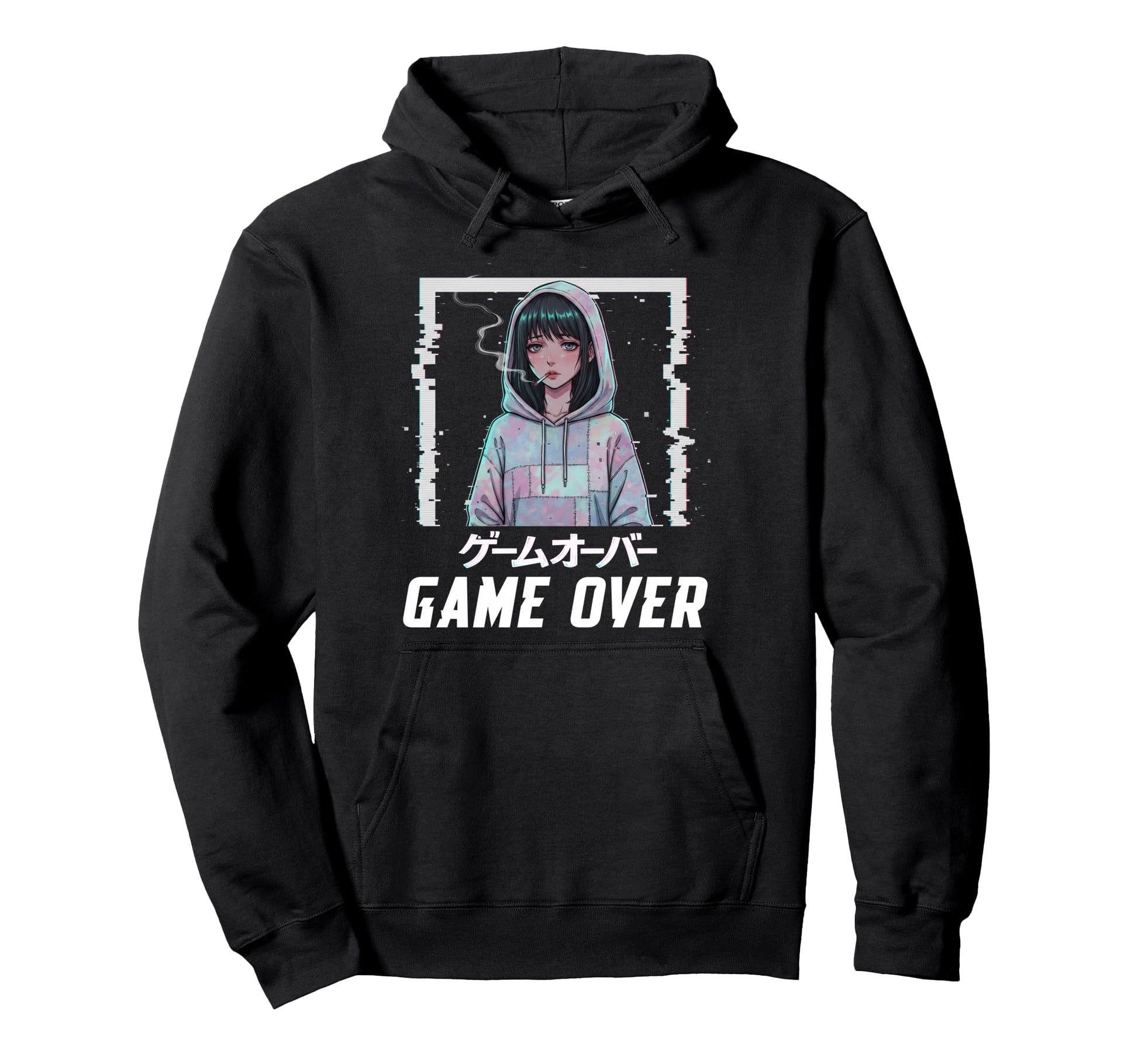 Sad Anime Indie Old Aesthetic Lofi Hoodie - Unique Graphic for Adults - T-Shirt, Sweatshirt, Hoodie