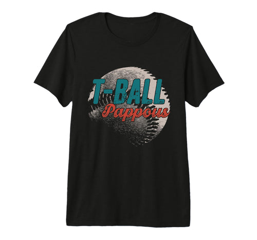 Mens T Ball Pappous Baseball Fathers Day T-Shirt - Graphic Print Men Women - T-Shirt, Sweatshirt, Hoodie