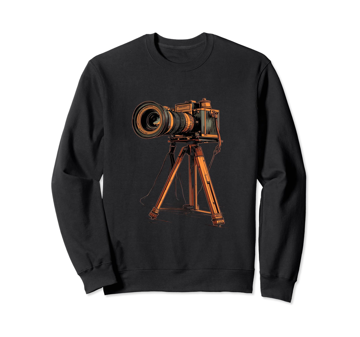 Photography Camera Tripod Sweatshirt - Streetwear Style for Adults - T-Shirt, Sweatshirt, Hoodie
