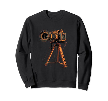Photography Camera Tripod Sweatshirt - Streetwear Style for Adults - T-Shirt, Sweatshirt, Hoodie