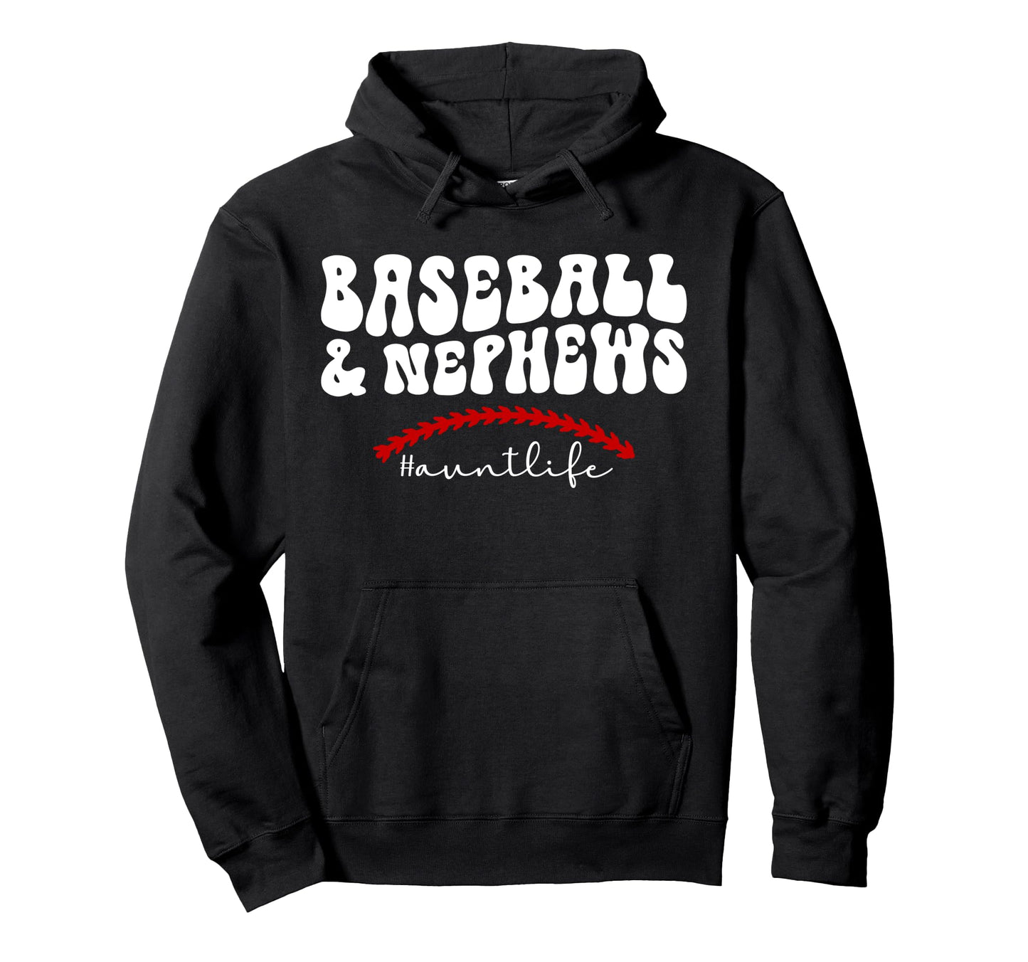 Baseball Aunt Life Aunt Baseball Player Hoodie - Unique Graphic Unisex - T-Shirt, Sweatshirt, Hoodie