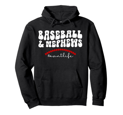 Baseball Aunt Life Aunt Baseball Player Hoodie - Unique Graphic Unisex - T-Shirt, Sweatshirt, Hoodie
