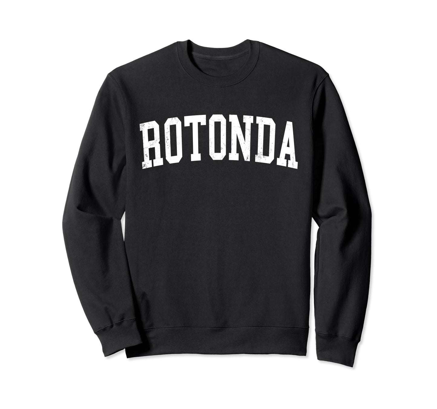 Rotonda Fl Distressed White Sweatshirt - Casual Everyday Wear Men Women - T-Shirt, Sweatshirt, Hoodie