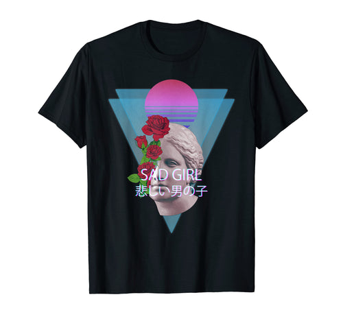 Sad Aesthetic Vaporwave 90S T-Shirt - Casual Everyday Wear for Adults - T-Shirt, Sweatshirt, Hoodie