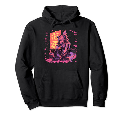 Goth Grunge Demon Anime Furry Wolf Hoodie - Fun Novelty Design Unisex - T-Shirt, Sweatshirt, Hoodie