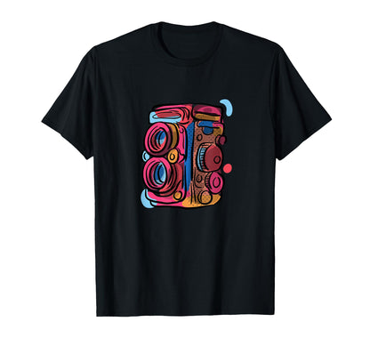 Photography Lovers Camera Photographer T-Shirt - Minimalist Print Men Women - T-Shirt, Sweatshirt, Hoodie