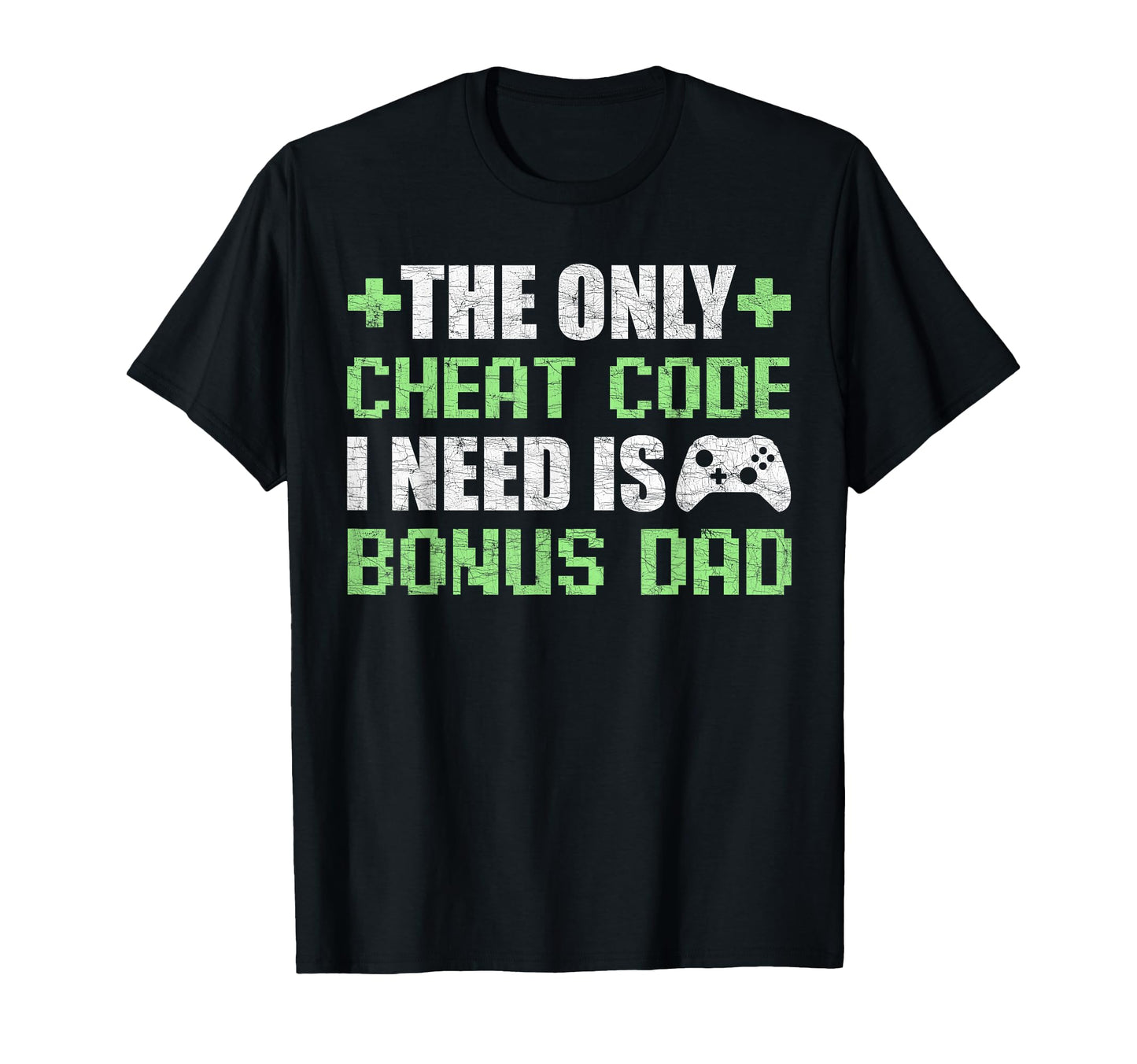 Gamer Stepdad Fathers Day Cheat T-Shirt - Aesthetic Graphic for Adults - T-Shirt, Sweatshirt, Hoodie