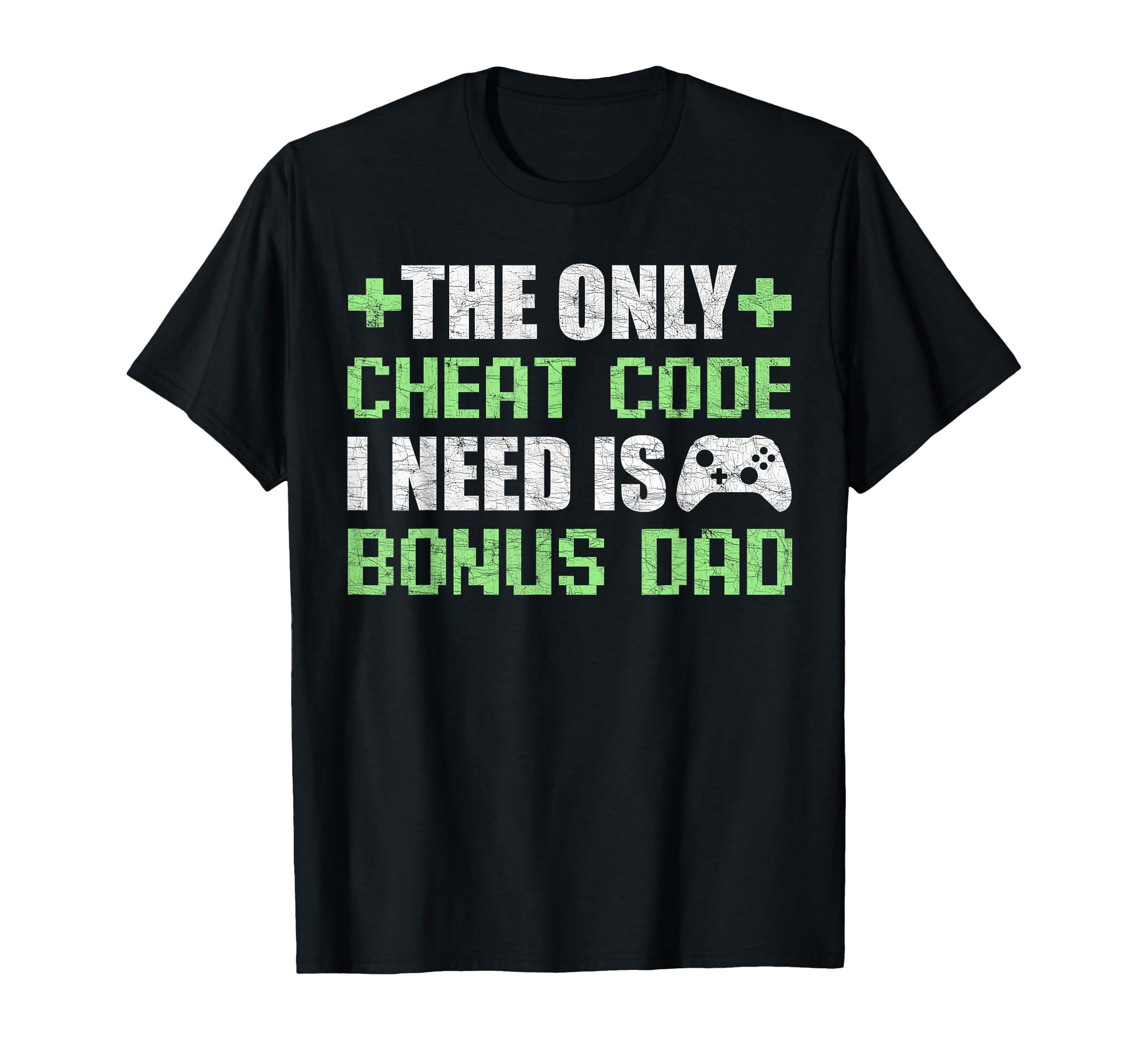 Gamer Stepdad Fathers Day Cheat T-Shirt - Aesthetic Graphic for Adults - T-Shirt, Sweatshirt, Hoodie