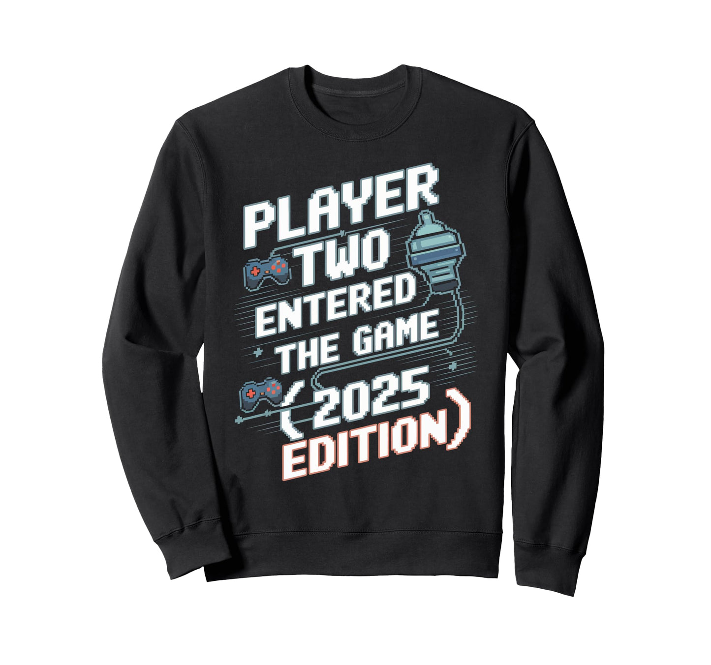 Video Gamer Dad Fathers Day 2025 Sweatshirt - Minimalist Print Men Women - T-Shirt, Sweatshirt, Hoodie