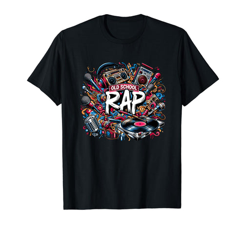 Old School Hip Hop 80S 90S Music T-Shirt - Fun Novelty Design Men Women - T-Shirt, Sweatshirt, Hoodie