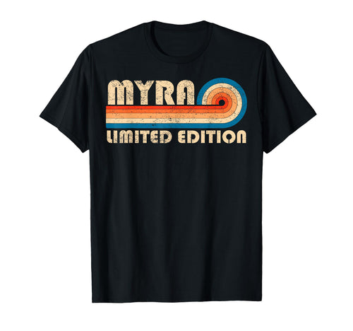 Myra 70S 80S Sunset Stripe T-Shirt - Fun Novelty Design for Adults - T-Shirt, Sweatshirt, Hoodie