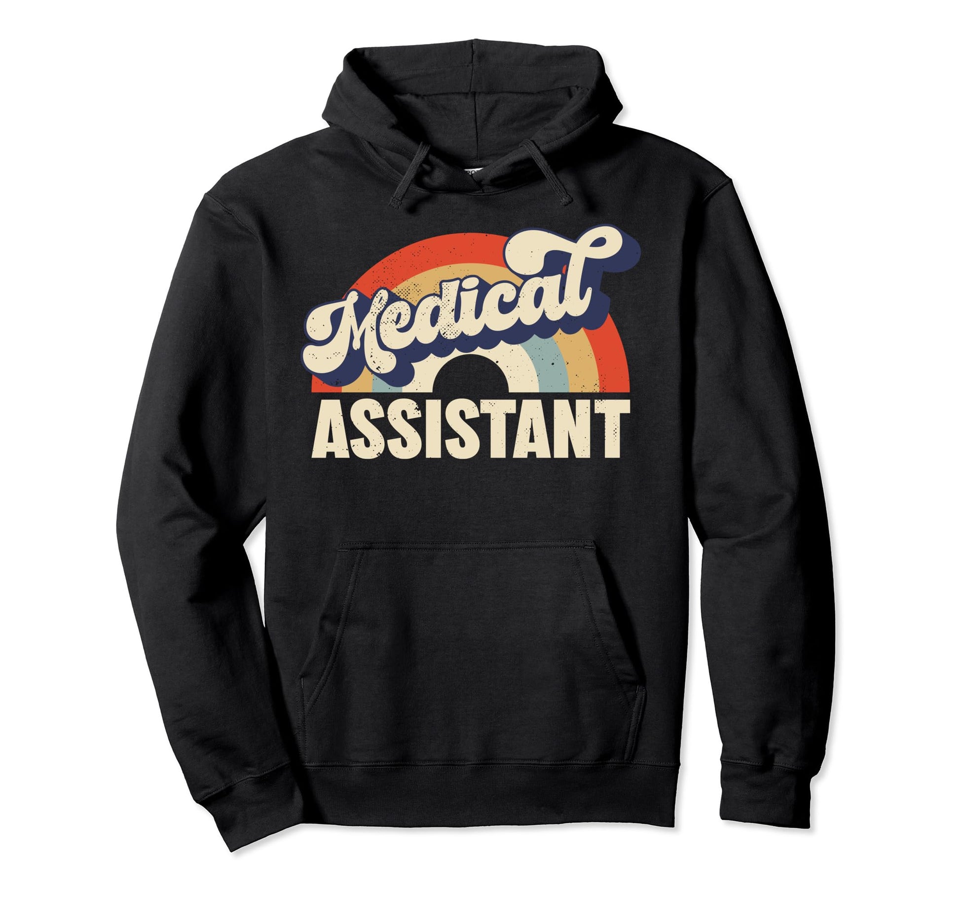 Medical Assistant Rainbow Healthcare Hoodie - Trendy Graphic Unisex - T-Shirt, Sweatshirt, Hoodie